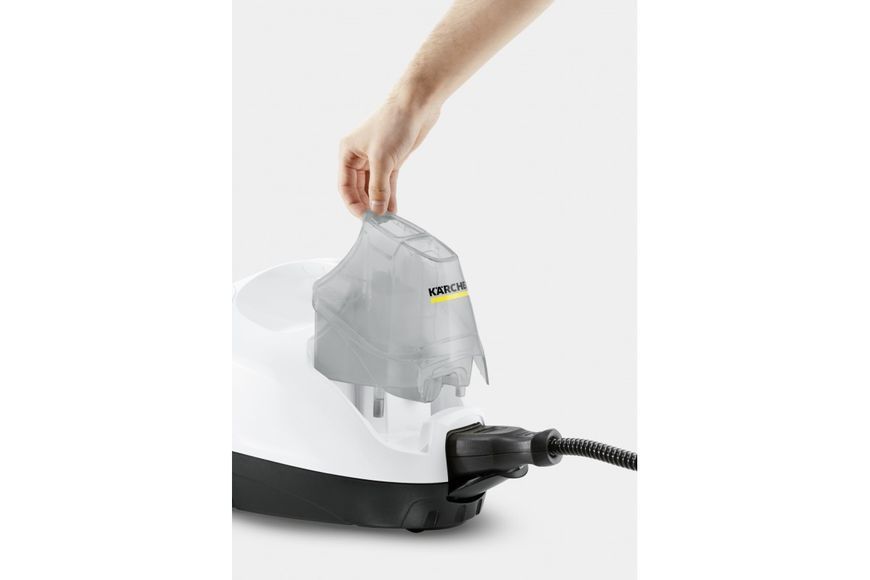 Пароочиститель SC 4 EasyFix Iron, 2000Вт, 800мл, 3.5Бар, утюг в компл., бело-черный Karcher RC_1.512-631.0 фото