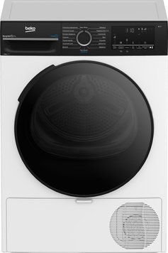 Beko Сушильна машина тепловий насос, 8кг, A++, 60см, дисплей, підсвічування барабана, пар, білий RC_BM3T48239WPBB2 фото