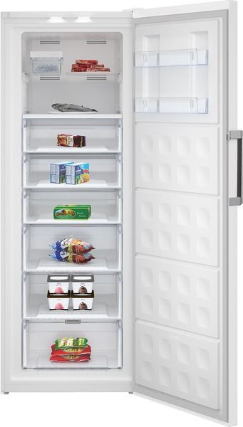Морозильна камера Beko, 192x70x77, 404л, 1дв., A+, NF, дисплей, білий RC_RFNE448E35W фото
