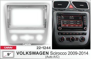 Переходная рамка CARAV 22-1244 для VOLKSWAGEN Scirocco 2009-2014 AV_22-1244 фото
