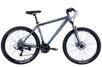 Велосипед алюміній 27.5 Formula MOTION AM DD рама-19" темно-сріблястий (матовий) 2024 VT_OPS-FR-27.5-208 фото