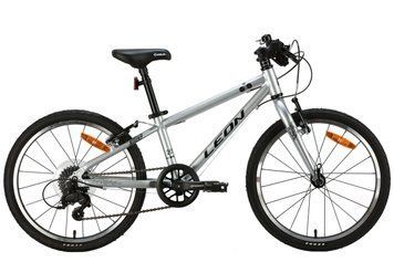 Велосипед алюміній 20 Leon GO 7 speed Vbr рама-10" сірий з чорним 2024 VT_OPS-LN-20-013 фото