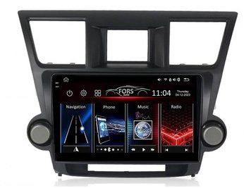 Штатная автомагнитола FORS.auto FS 2 PRO для Toyota Highlander (2+32Gb, 10") 2007-2014 FA_FS-2140 фото