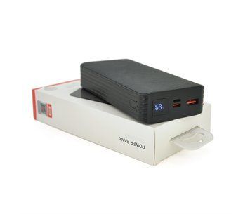 PowerBank XO-PR144-20000mAh, Input:Type-C+Lightning, Output:PD20W, Black, Q68 U_29195 фото