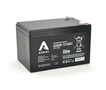 Акумулятор AZBIST Super AGM ASAGM-12120F2 12V 12Ah (151х98х95(101) U_2360 фото