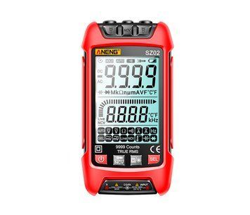 Мультиметр ANENG AN-SZ02, измерения: V, A, R, C, T, F U_32085 фото