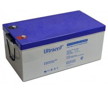 Аккумуляторная батарея Ultracell UCG250-12 GEL 12 V 250 Ач (522 x 268 x 226) White Q1/24 U_28579 фото