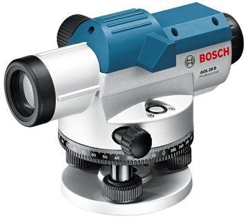 Bosch Нівелір оптичний GOL 26 D, до 100м, &plusmn;1.6мм/30м, зум х26, 1.5кг RC_0.601.068.000 фото