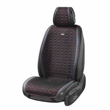 Комплект преміум накидок для сидінь BELTEX Monte Carlo, black-red LI_BX81110 фото