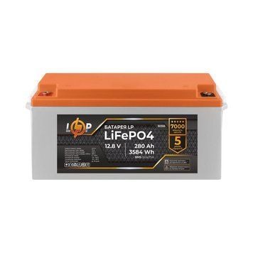 Аккумулятор LP LiFePO4 12,8V - 280 Ah (3584Wh) (BMS 150A/75А) пластик для ИБП LP_30355 фото