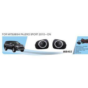 Фары доп.модель Mitsubishi Pajero Sport 2008-14/L200 2011-15/MB-402/H11-12V55W/эл.проводка (MB-402) OL_55534 фото