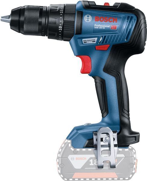 Bosch Набір із двох акумуляторних інструментів 18В шліфувальна машина кутова GWS180-LI дриль-шуруповерт GSB 18V-50 RC_0.615.990.M8S фото