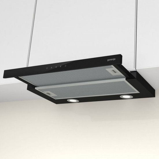 Витяжка Gorenje TH64E4BG телескопічна, 60см, 450м3ч, чорний RC_TH64E4BG фото