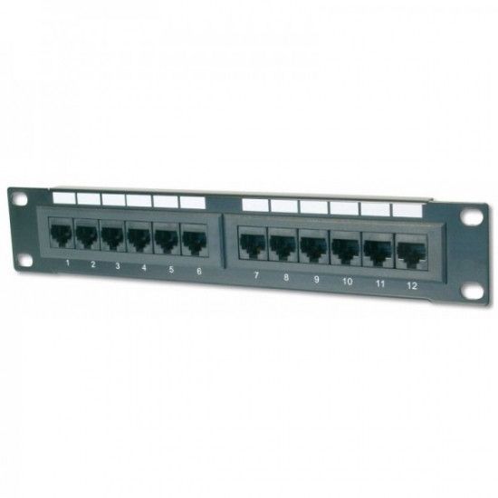 Патч-панель DIGITUS CAT 6 STP, 19", 0.5U, 24xRJ45, собранная RC_DN-91624S-SL-SH фото