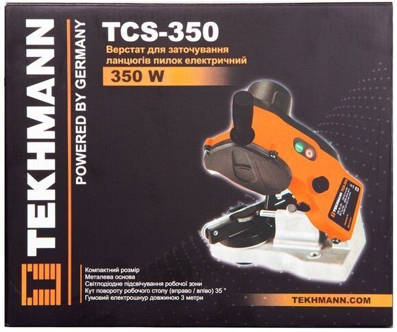 Станок для заточення цепей Tekhmann TCS-350 (850538) TG_850538 фото