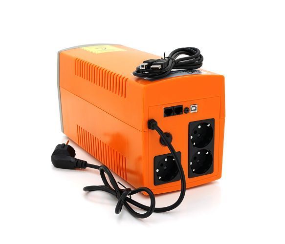 ДБЖ MAKELSAN Lion1200VA (720W) Standby-L LCD 170-280VAC AVR 1st 3xSCHUKO socket 1x12V9Ah Plastic Case ( U_29051 фото