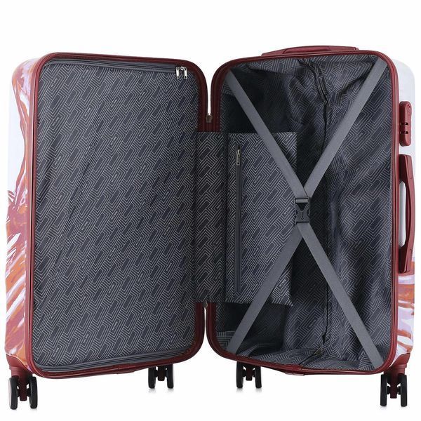Чемодан Semi Line 24" (M) White/Red Print (T5654-2) DS_DAS302889 фото