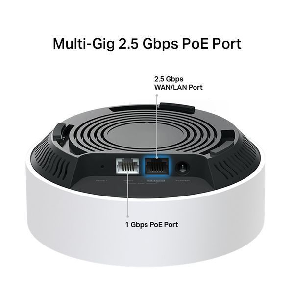 Система WiFi-Mesh Deco X50 AX3000, 1xGE LAN/WAN, 1x2,5GE LAN/WAN, 2мод, PoE RC_DECO-X50-POE-2-PACK фото