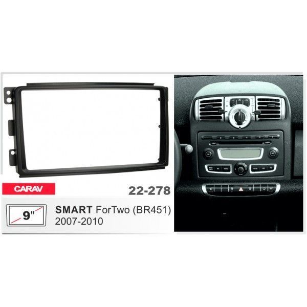 Перехідна рамка CARAV 22-278 для Smart ForTwo AV_22-278 фото