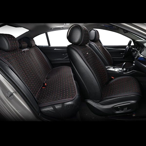 Комплект преміум накидок для сидінь BELTEX Monte Carlo, black-red LI_BX81110 фото