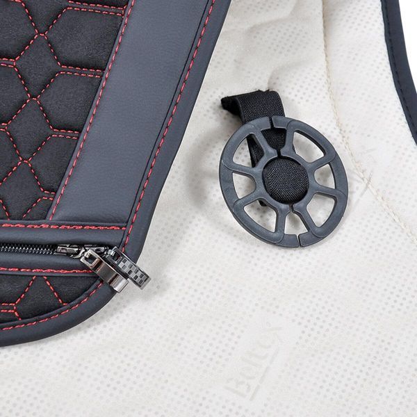 Комплект преміум накидок для сидінь BELTEX Monte Carlo, black-red LI_BX81110 фото