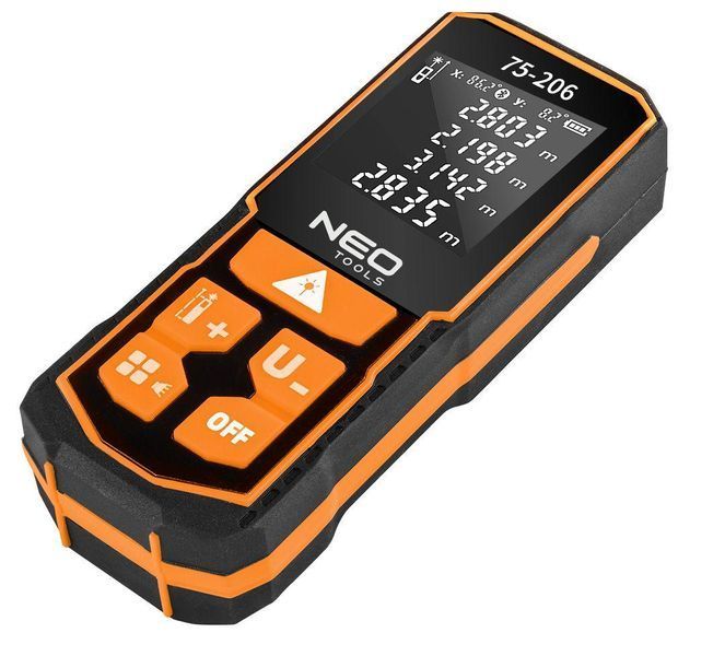 Tools Дальномер лазерный, 0.05-100м, &plusmn;2мм, 0.96кг Neo RC_75-206 фото