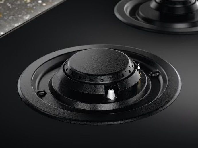 Варочная поверхность Electrolux газовая на стекле, 90см, чугун, электрон. управление, Hob2Hood, черный RC_KGG953753K фото
