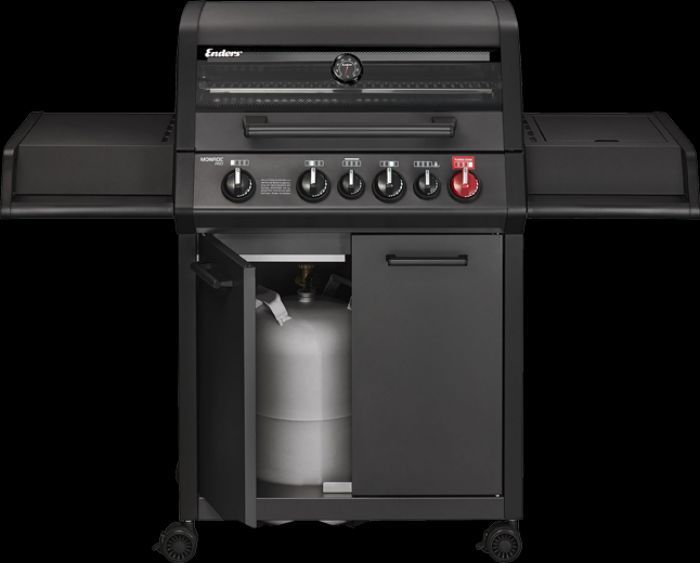 Газовий гриль Enders MONROE PRO 4 SIK Turbo SHADOW 74 х 43 см 4 пальники Німеччина 838533 БЕЗКОШТОВНА ДОСТАВКА!!! EN_838533 фото
