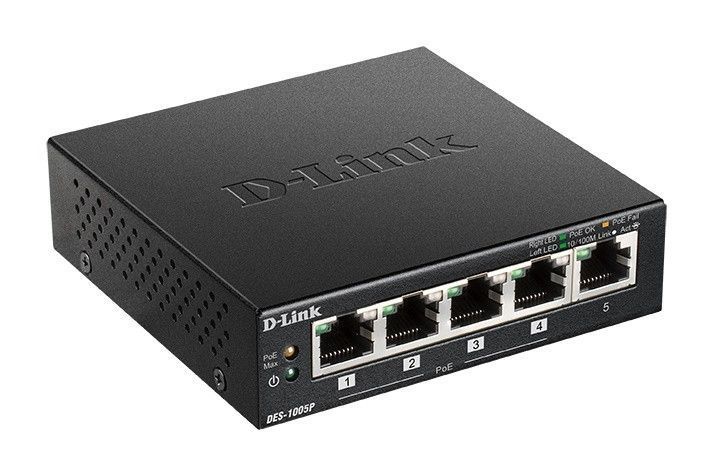 Комутатор D-Link DES-1005P RC_DES-1005P фото