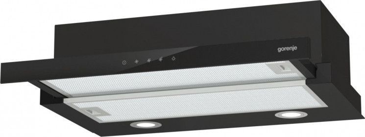 Витяжка Gorenje TH64E4BG телескопічна, 60см, 450м3ч, чорний RC_TH64E4BG фото