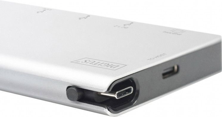 Док-станція DIGITUS Travel USB-C, 6 Port RC_DA-70867 фото