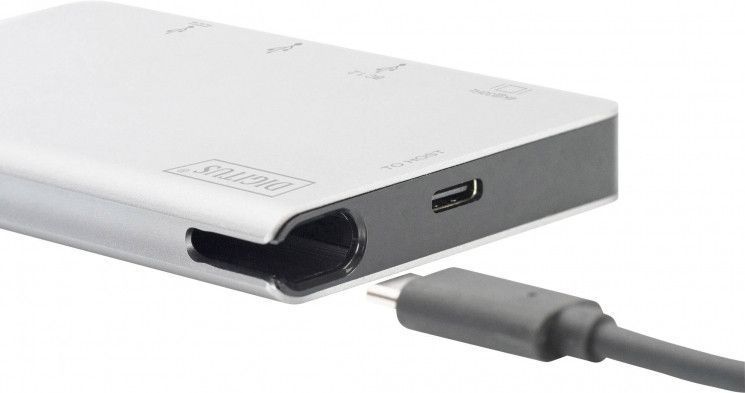 Док-станція DIGITUS Travel USB-C, 6 Port RC_DA-70867 фото
