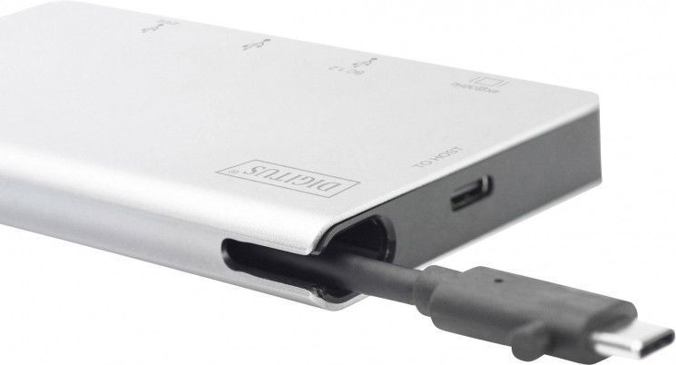 Док-станція DIGITUS Travel USB-C, 6 Port RC_DA-70867 фото