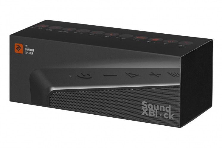 Акустическая система 2E SoundXBlock TWS Waterproof Black RC_2E-BSSXBWBK фото