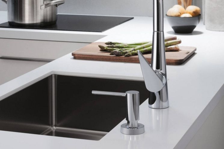 Дозатор для мийних засобів Hansgrohe A51, 500мл, хром RC_40448000 фото
