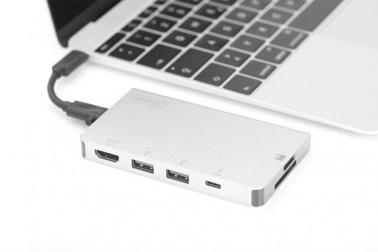 Док-станція DIGITUS Travel USB-C, 6 Port RC_DA-70867 фото