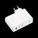 Сітчасте зарядне пристрій Baseus GaN5 Pro 3 порти, USB + Type-C 140W Білий (CCGP100202) LP_20421 фото 2
