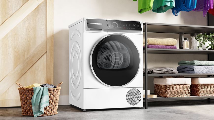 Bosch Сушильна машина тепловий насос, 9кг, A+++, 61см, дисплей, білий RC_WQB245B0UA фото