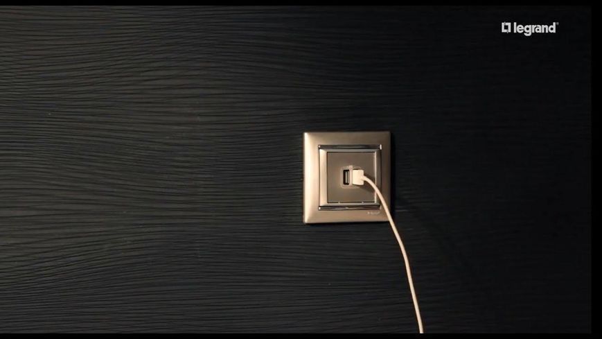 Розетка Legrand Valena LIFE USB-А+USB-С, 3А 5В, алюминий RC_753306 фото