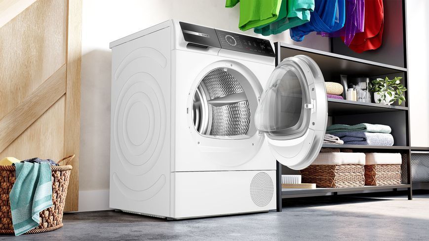 Bosch Сушильна машина тепловий насос, 9кг, A+++, 61см, дисплей, білий RC_WQB245B0UA фото