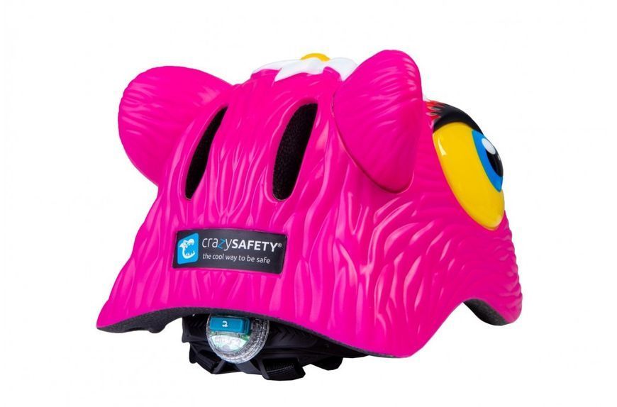 Шолом велосипедний Crazy Safety "Рожевий леопард" VT_HEAD-066 фото