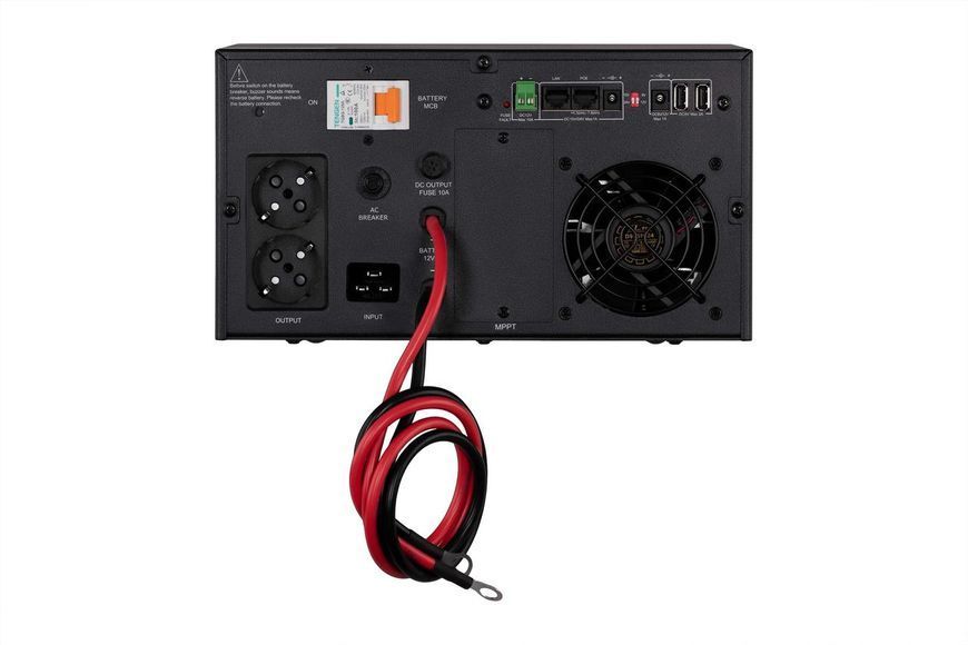 2E Інвертор HI1000, 1000W, 12V - 230V, LCD, AVR, 2xSchuko + DC output RC_2E-HI1000 фото