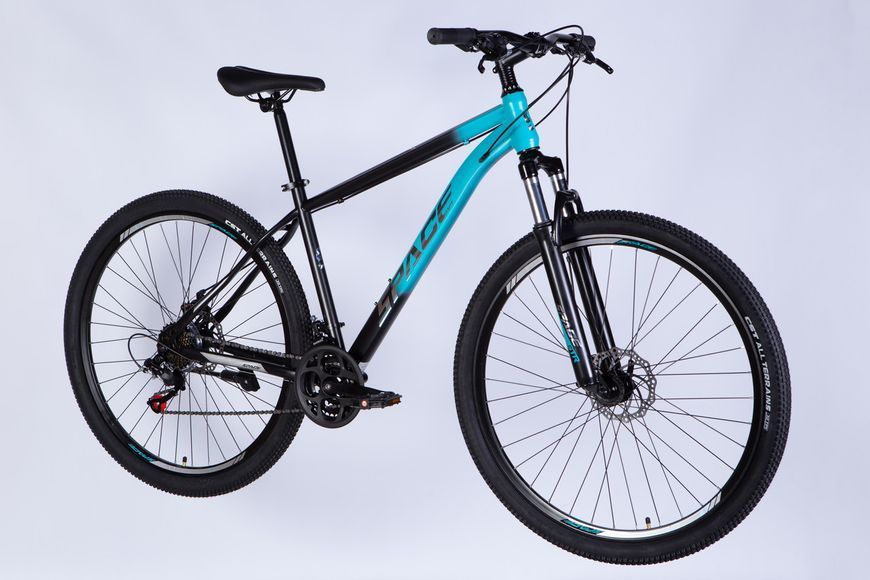 Велосипед ST 29" SPACE MARS DD FR рама-18" бірюзово-чорний (матовий) 2025 VT_OPS-SP-29-032 фото