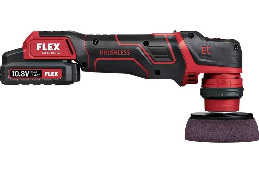 Полірувально-ротаційно-ексцентрикова машина FLEX PXE 80 10.8-EC (без АКБ та зарядного пристрою) HY_099112870 фото