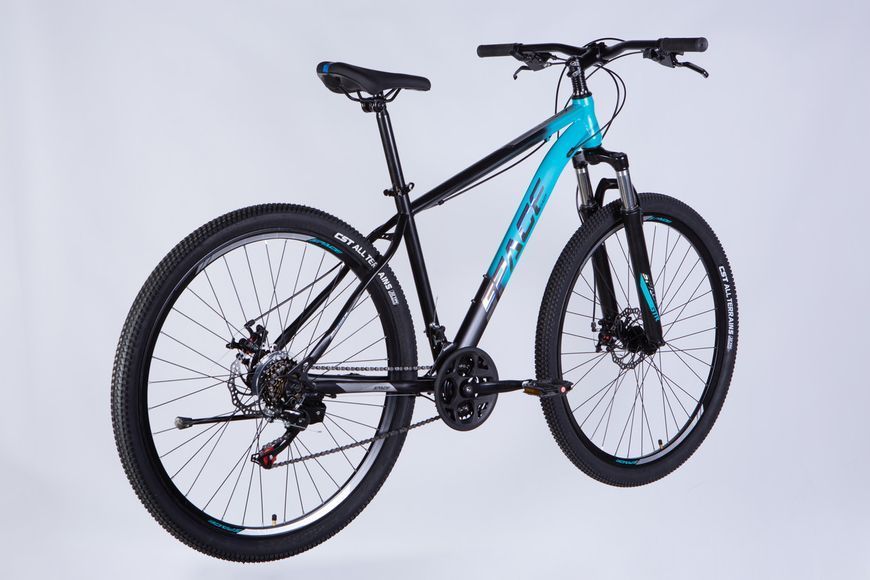 Велосипед ST 29" SPACE MARS DD FR рама-18" бірюзово-чорний (матовий) 2025 VT_OPS-SP-29-032 фото