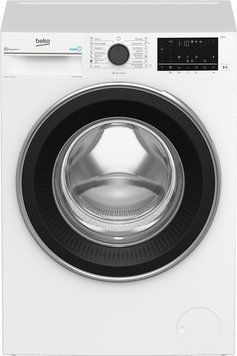 Пральна машина Beko фронтальна, 9кг, 1400, A+++, 55см, дисплей, SMART, ПАР, інв., білий RC_B3WFU5943W фото