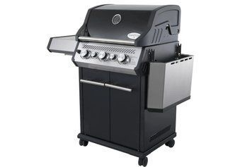Газовый гриль SANTOS S-318 Black, с боковой и задней горелкой, черный 900273 GR_010952 фото