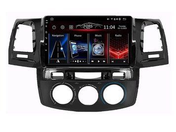Штатна автомагнітола FORS.auto FS 1 LITE для Toyota Fortuner/Vigo/Hilux (9 inch, Manual AC, black) 2007-2014 FA_FS-1454 фото