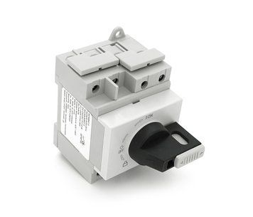 Поворотный выключатель наружного монтажа HGN4-L1-32, DC1000V, 32A, 2P, Grey U_36342 фото