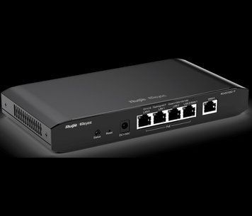 Маршрутизатор Ruijie Reyee RG-EG105G-P, 500 Мбіт/с, 4 порти PoE/POE+, 206.5&times;108.5&times;28 мм U_26888 фото